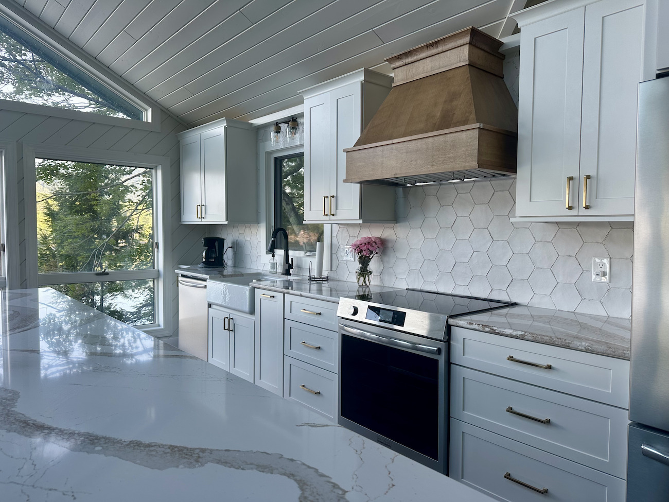 Transitional Kitchen Remodel by MKC Kitchen Cabinets Inc project photo 2